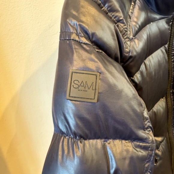 SAM. Girls down jacket Navy Blue size 8 - Picture 3 of 7